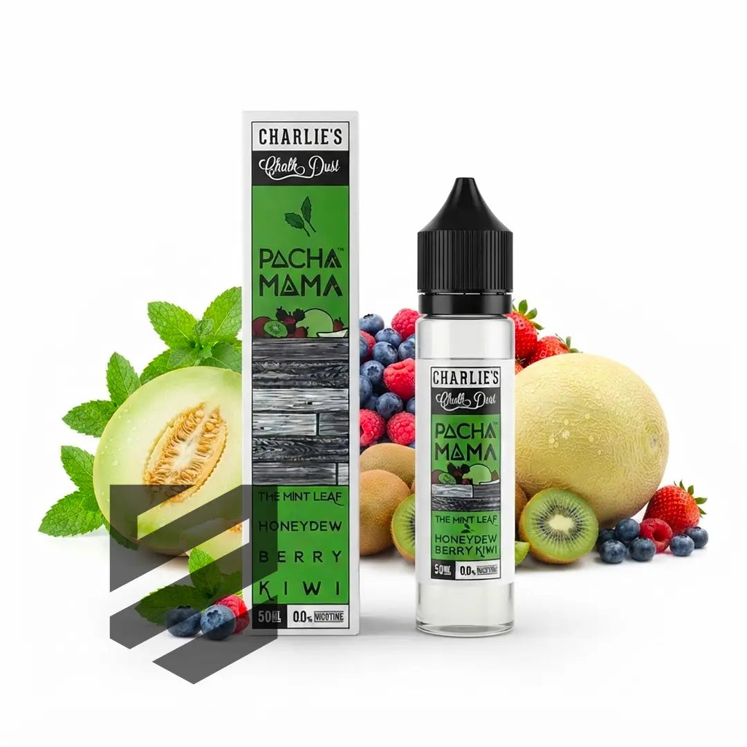 Pacha Mama - E-Liquid Shortfill - The Mint Leaf Honeydew Berry Kiwi 50ml 0mg