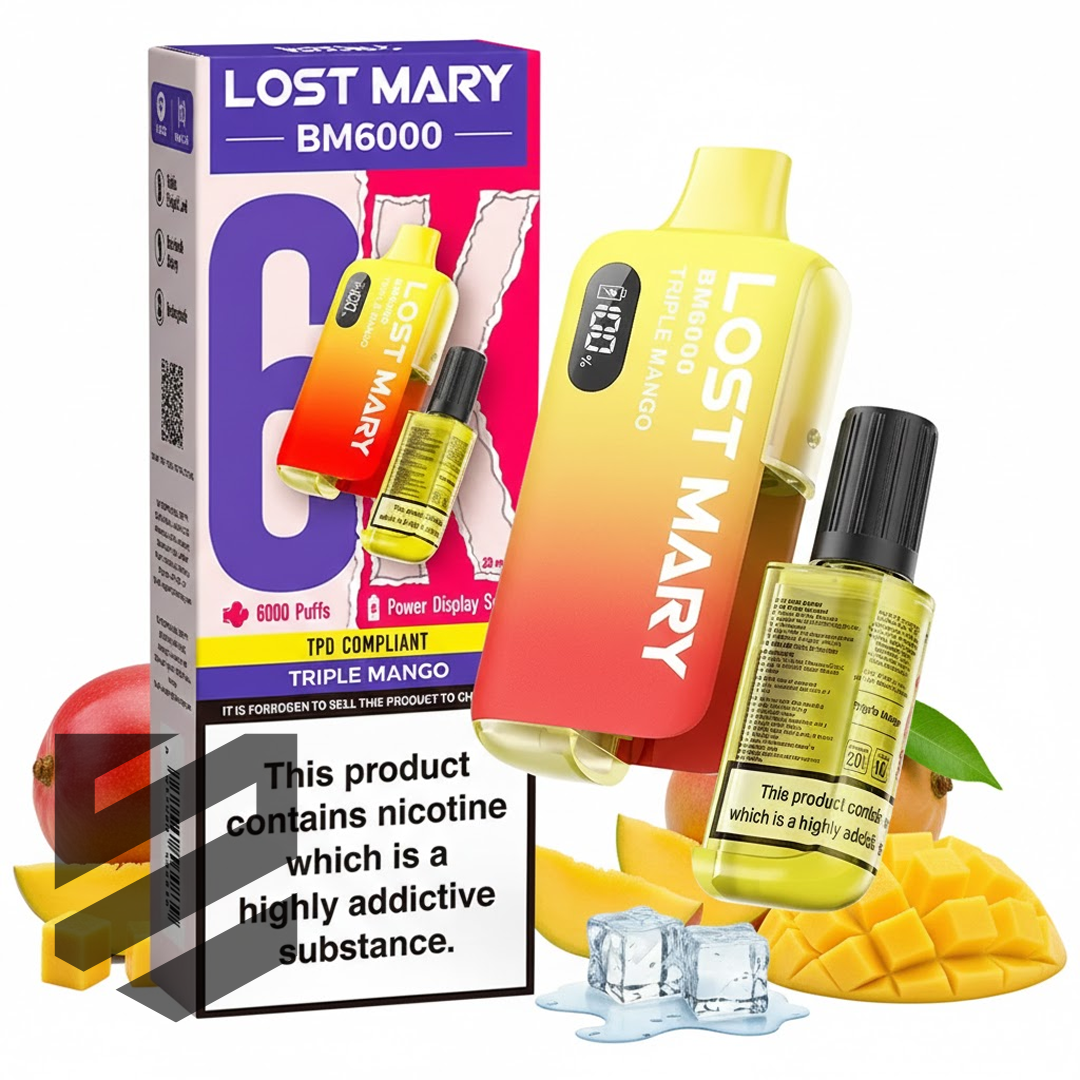 LOST MARY BM6000 Triple Mango Vape | Snustrend – Snustrend