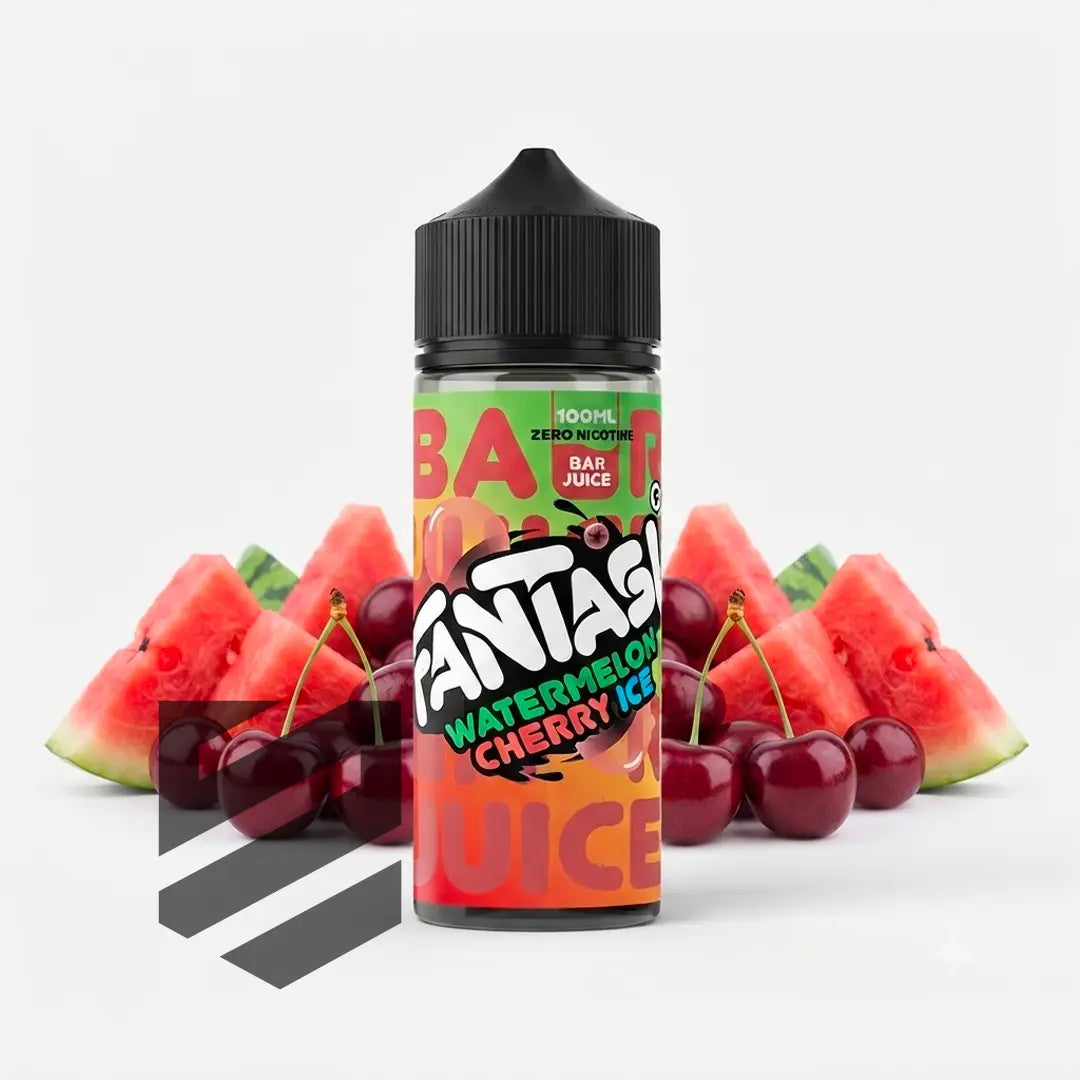 Fantasi Bar Juice - Watermelon Cherry Ice 0mg 100ml Shortfill