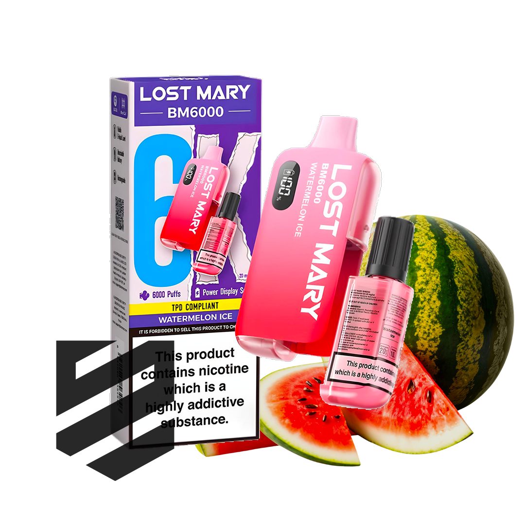 Lost Mary - BM6000 - Watermelon Ice - Vape Kit