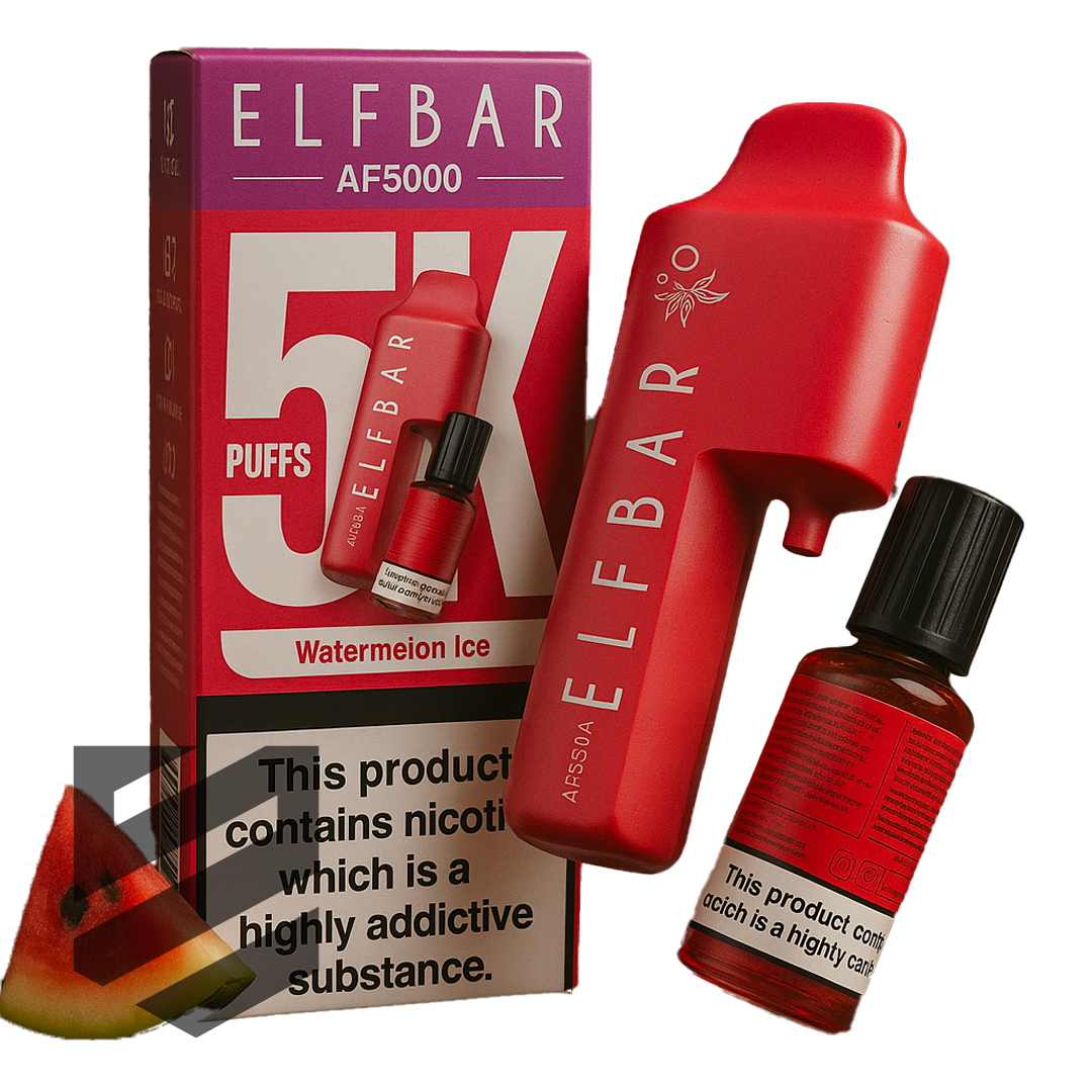 Elf Bar Ricarica Vape ELF BAR AF5000 Watermelon Ice acquistare in Svizzera | Tendenza dello snus Elf Bar Ricarica Vape ELF BAR AF5000 Watermelon Ice acquistare in Svizzera | Tendenza dello snus