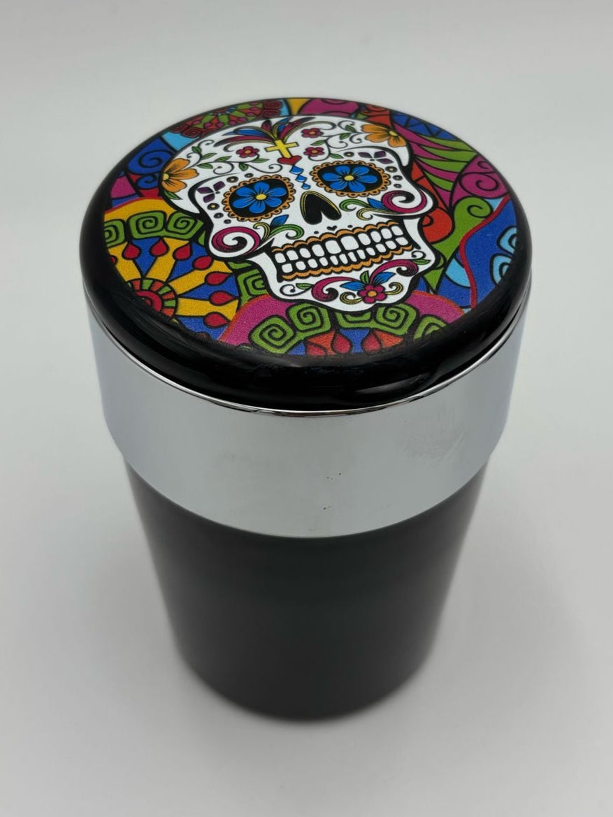 Champ Mexican Skull Auto Aschenbecher mit LED Beleuchtung