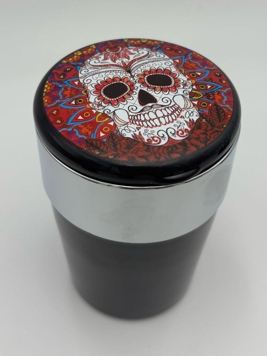 Champ Mexican Skull Auto Aschenbecher mit LED Beleuchtung