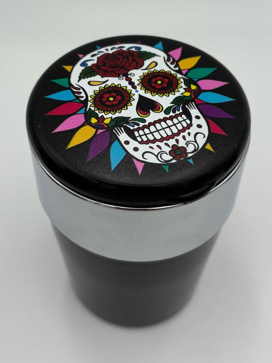 Champ Mexican Skull Auto Aschenbecher mit LED Beleuchtung