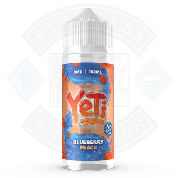 Yeti Defrosted – Blueberry Peach (No Ice) – 0 mg – 100 ml Shortfill E-Liquid