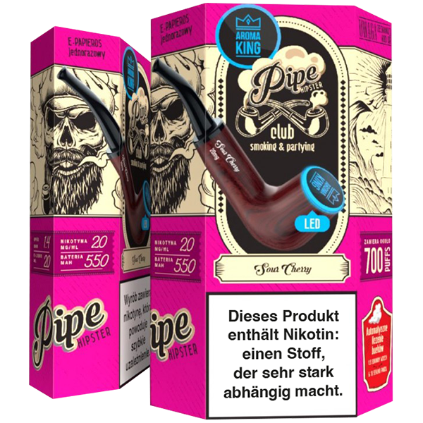 Aroma King Pipe Sour Cherry Vape | Snustrend Snustrend - Snus, Vapes & Schnupf Aroma King Pipe Sour Cherry Vape | Snustrend Snustrend - Snus, Vapes & Schnupf