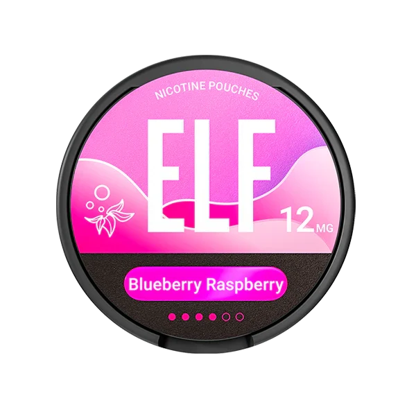 Elf Bar Snus Blueberry Raspberry 12mg Nikotinbeutel Dose