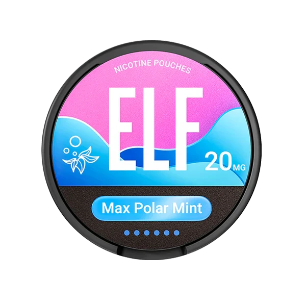 Elf Bar Snus Max Polar Mint 20mg Nikotinbeutel Dose