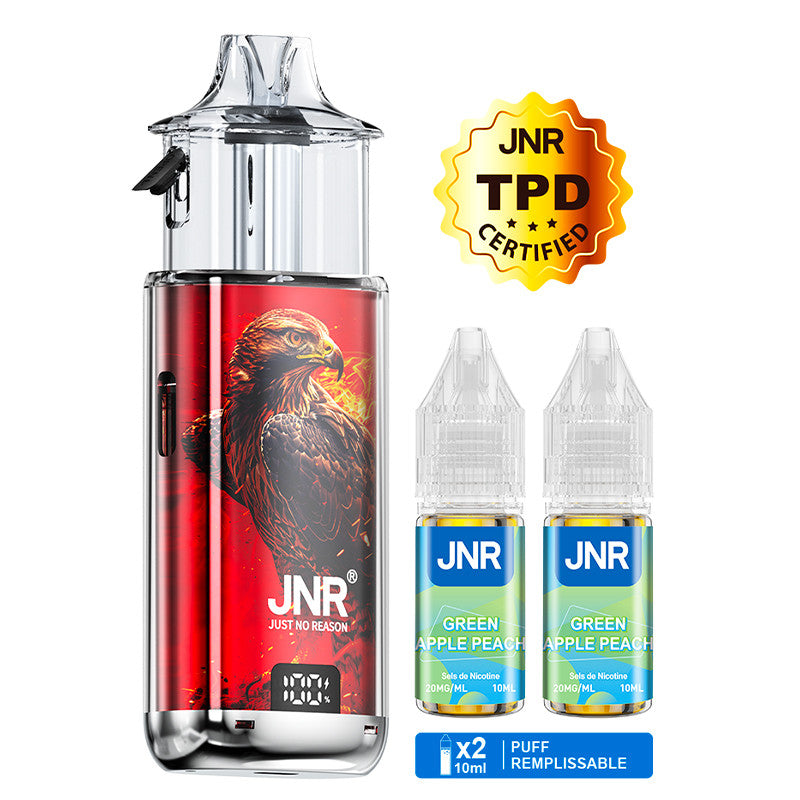 JNR Falcon Infinity 55K Green Apple Peach 20mg