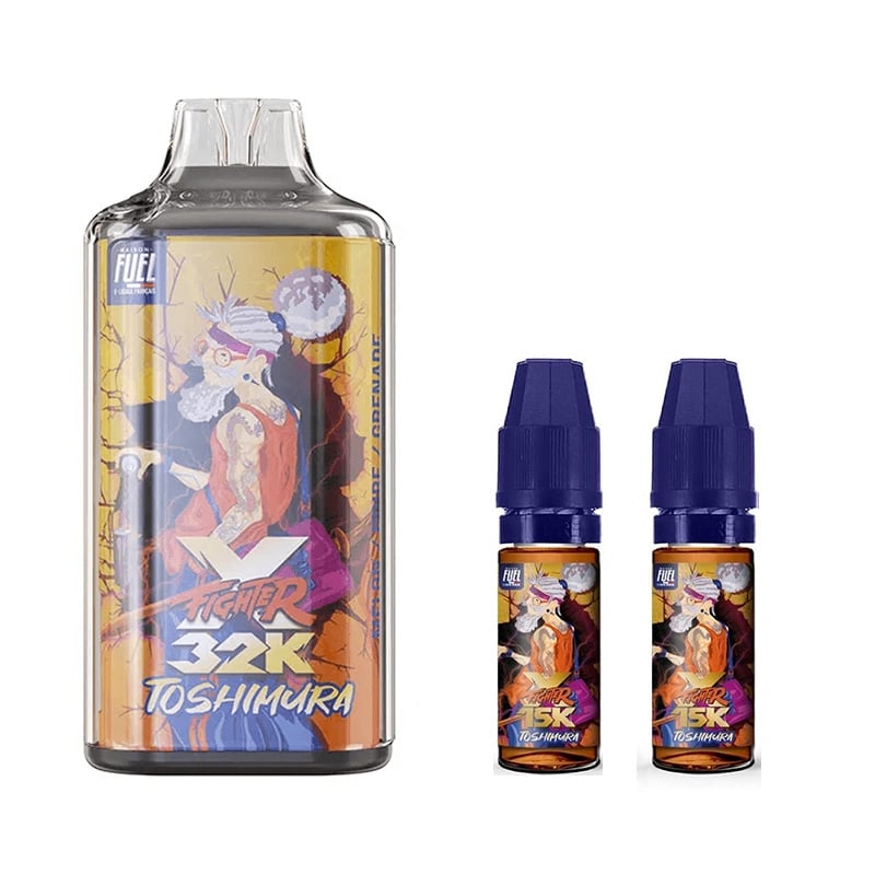 X Fighter 32K Toshimura Aspire x Fighter Fuel 20mg