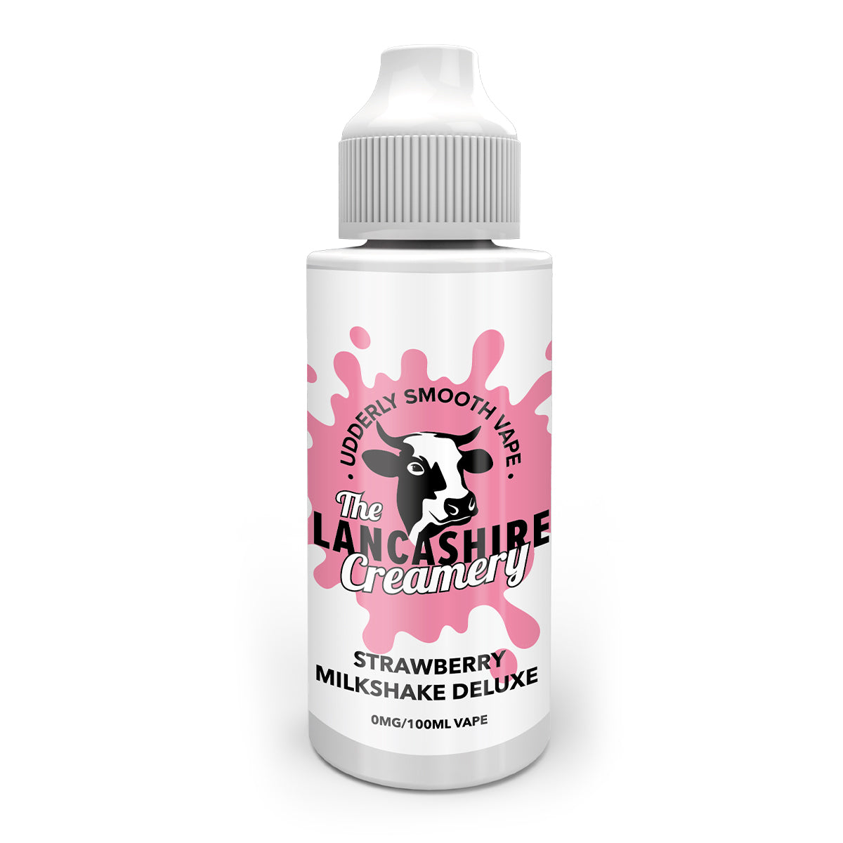 The Lancashire Creamery - Strawberry Milkshake Deluxe 0mg 100ml
