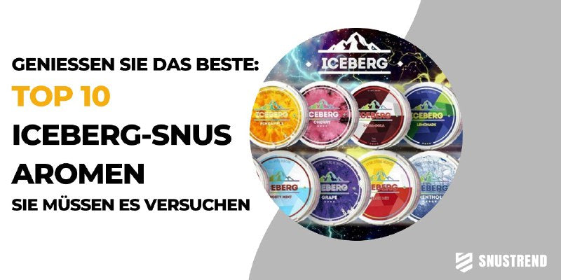 Die 10 besten ICEBERG Snus-Geschmacksrichtungen, die Sie probieren müssen