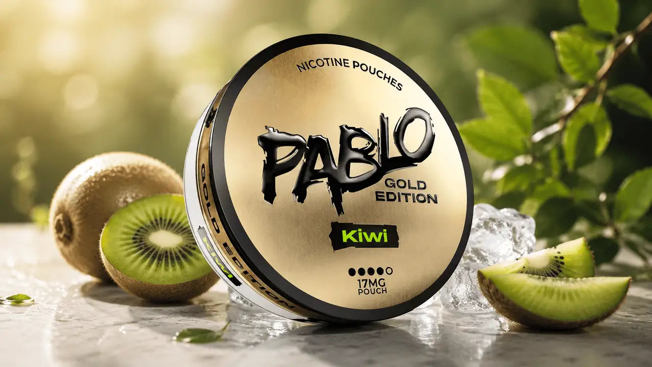 Pablo Gold Kiwi Nicotine Pouches Dose von Snustrend