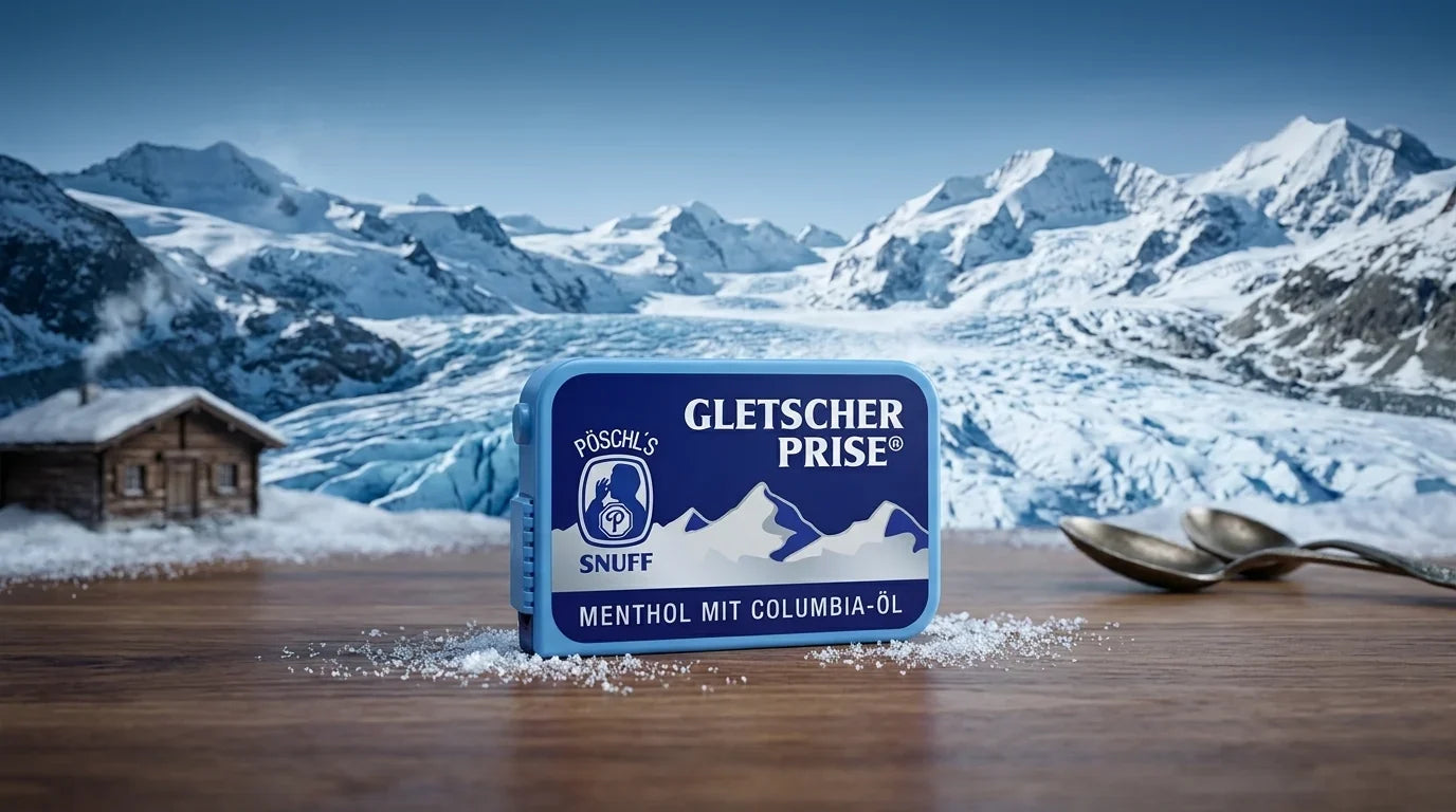 Pöschl's Gletscherprise Snuff Schnupftabak Dose