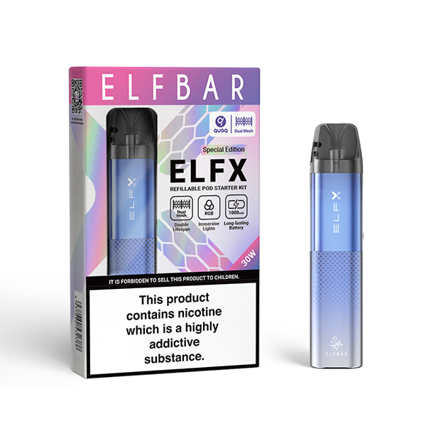 Elf Bar ELFX Open Vape Kit – Blue