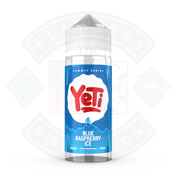 Yeti Summit Series – Blue Raspberry Ice – 0 mg – 100 ml Shortfill