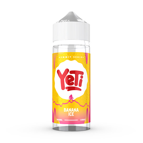 Yeti Summit Series – Banana Ice – 0 mg – 100 ml Shortfill