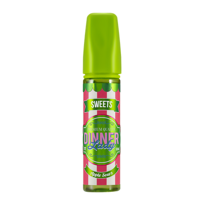 Dinner Lady - E-Liquide Shortfill - Sweets Apple Sours 50ml 0mg