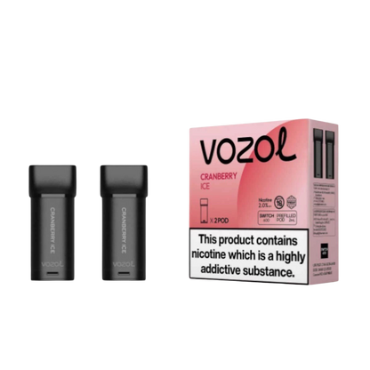 VOZOL SWITCH 600 2 cialde - Gelato al mirtillo rosso