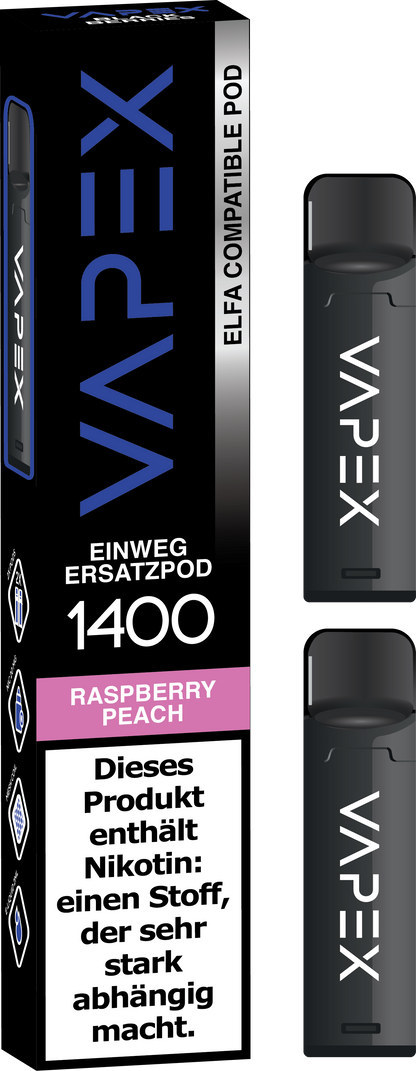 VapeX Raspberry Peach 2er-Pack