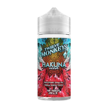 Twelve Monkeys - Shortfill - Hakuna ICED 0mg 100ml