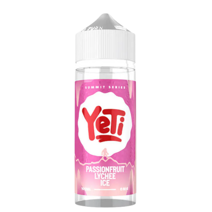 Yeti - E-Liquid Shortfill - Summit Series - Passionfruit Lychee Ice 0mg 100ml