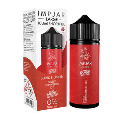 IMP JAR Large - Shortfill Doubleconcentrate - Sweet Strawberry Ice 100ml 0mg