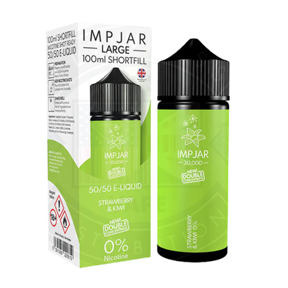 IMP JAR Large - Shortfill Doubleconcentrate - Strawberry & Kiwi 100ml 0mg