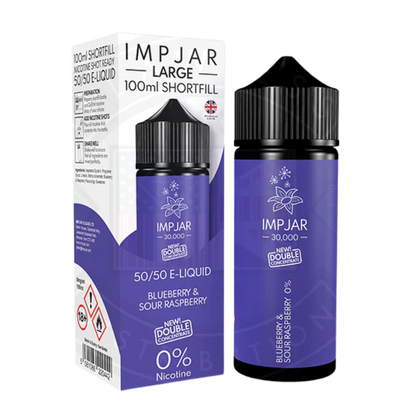 IMP JAR Large - Shortfill Doubleconcentrate - Blueberry & Sour Raspberry 100ml 0mg
