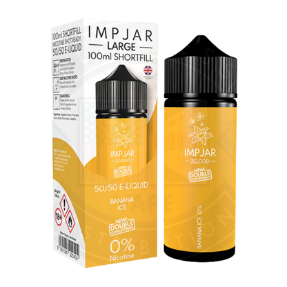 IMP JAR Large - Shortfill - Doubleconcentrate - Banana Ice 100ml 0mg
