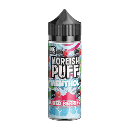 Moreish Puff - Menthol - 0mg Shortfill - Mixed Berries