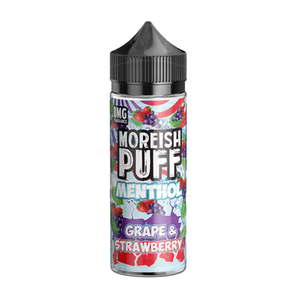 Moreish Puff - Menthol - 0mg Shortfill - Grape & Strawberry