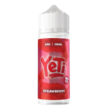 Yeti - E-Liquid Shortfill - Defrosted - Strawberry No Ice 100ml 0mg