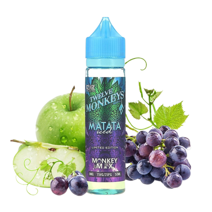 Twelve Monkeys - Shortfill - Matata Iced 0mg 50ml