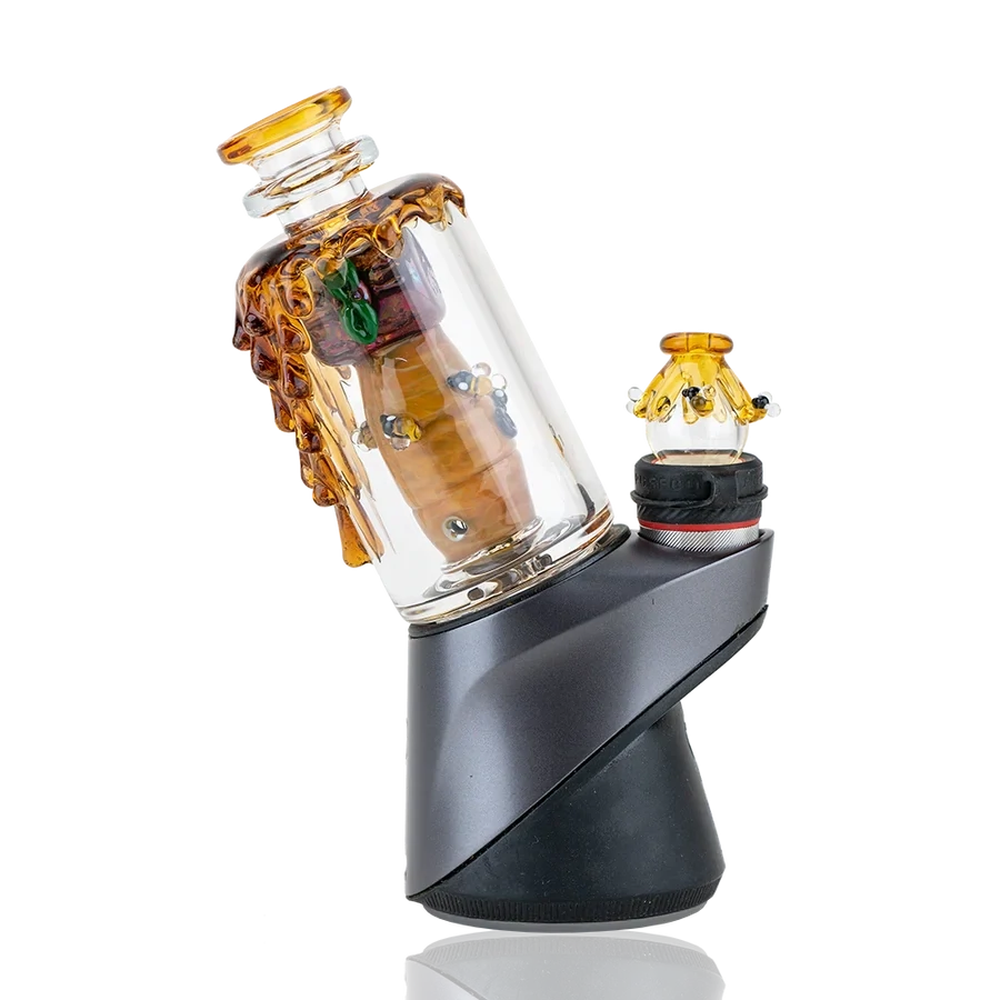 Offizieller Empire Glassworks Puffco Peak Aufsatz – Save the Bees Edition (inkl. Carb Cap)
