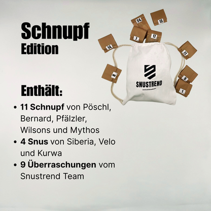 🎁 XXL Adventskalender SNUSTREND – Limited Edition