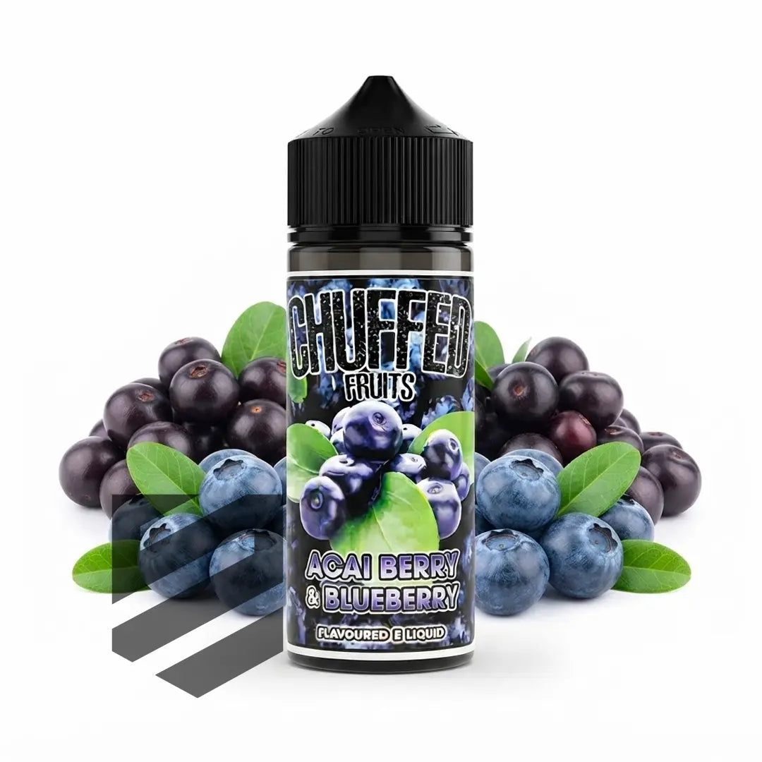 Chuffed - Fruits - Shortfill E-Liquid - Acai and Blueberry 0mg 100ml