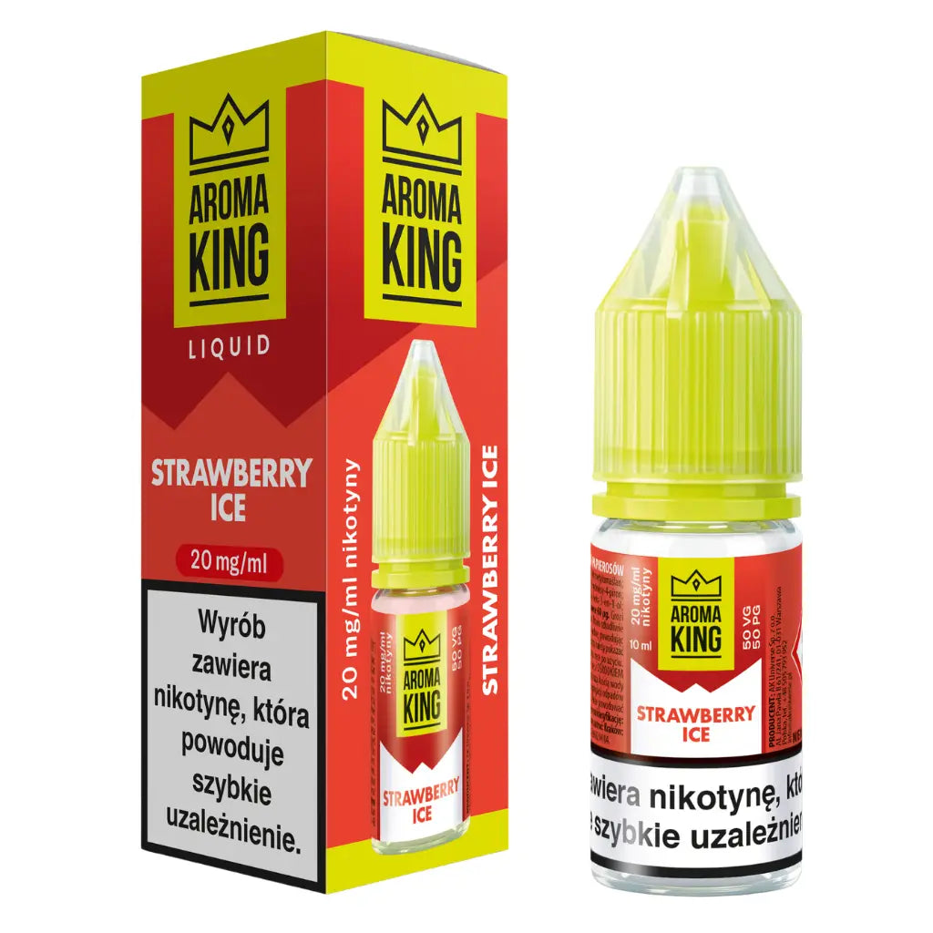 Aroma King Liquid 10ml Strawberry Ice 20mg Nikotinsalz