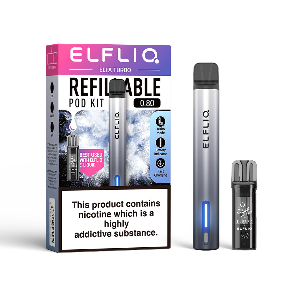 Elfliq - Elfa Turbo - Vape Kit - Aurora Black