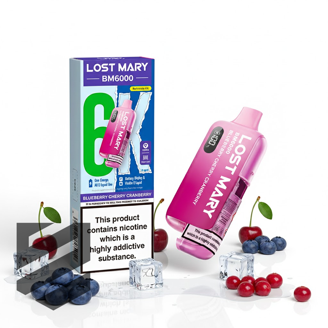 Lost Mary BM6000 Prefilled Pod Kit – Blueberry Cherry Cranberry
