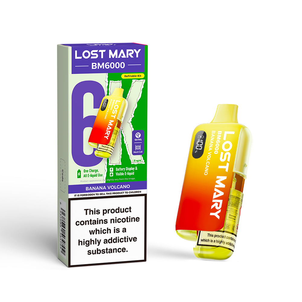 Lost Mary BM6000 Prefilled Pod Kit – Banana Volcano