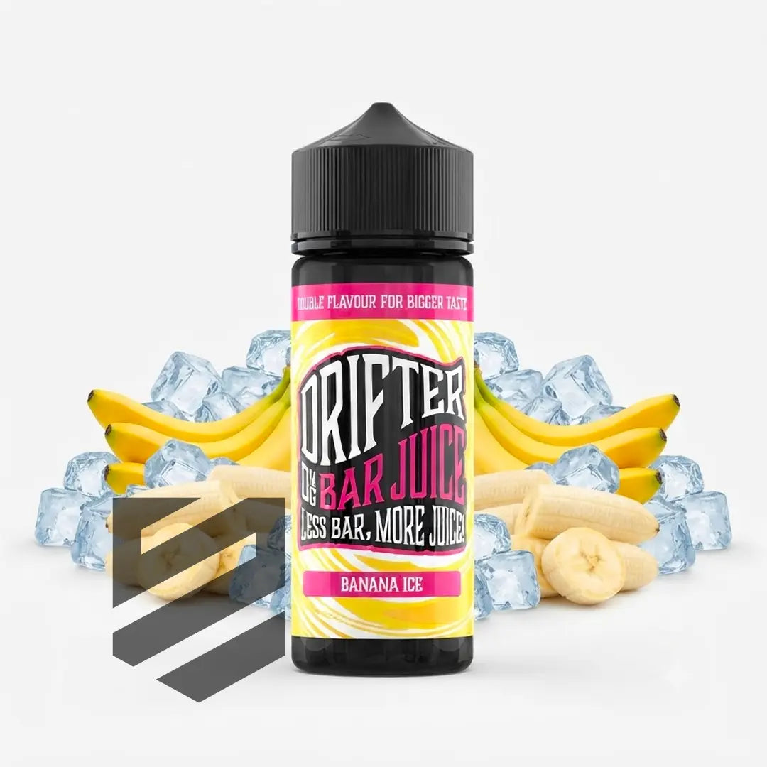 Drifter Bar Juice - Banana Ice 0mg 100ml Shortfill