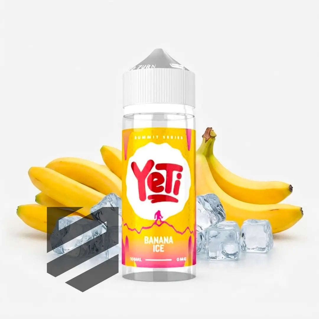 Yeti Summit Series – Banana Ice – 0 mg – 100 ml Shortfill
