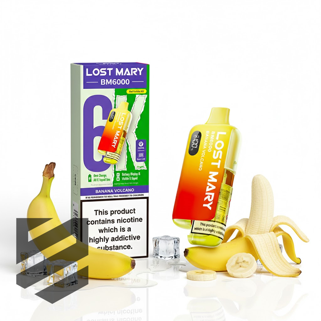 Lost Mary BM6000 Prefilled Pod Kit – Banana Volcano