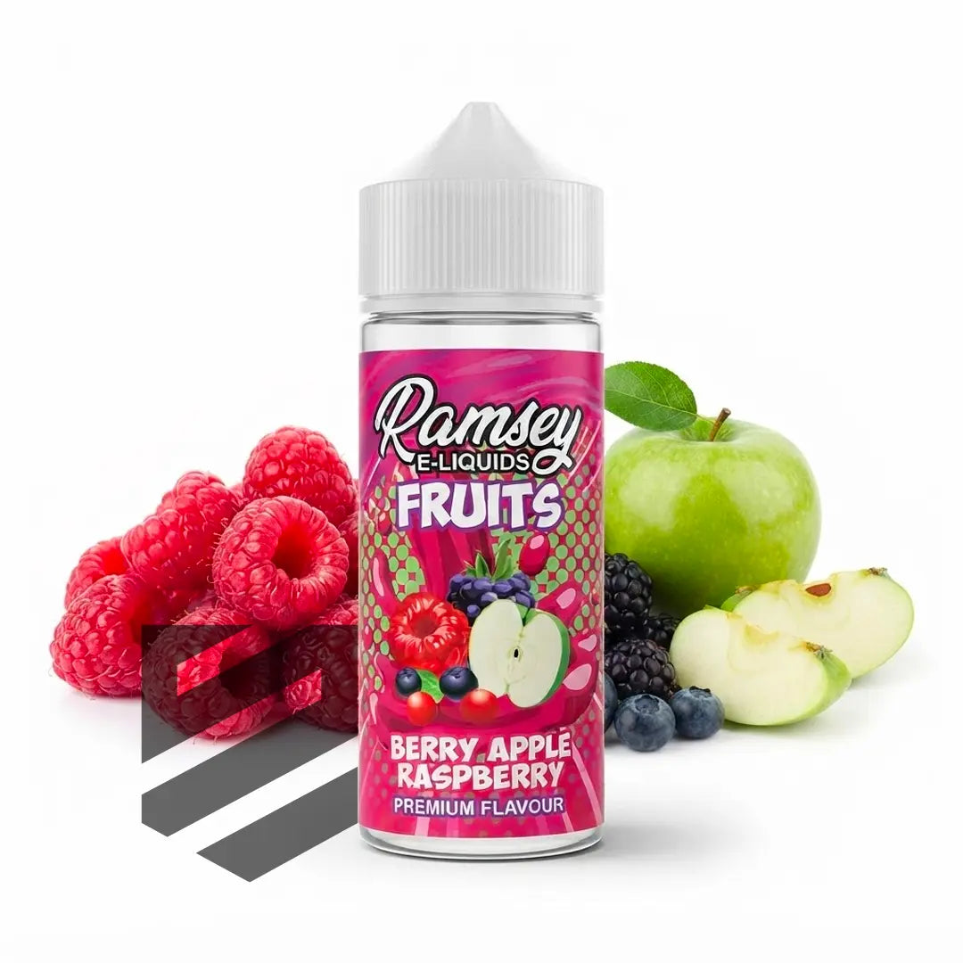 Ramsey - E-Liquids Shortfill - Fruits - Berry Apple Raspberry 0mg 100ml