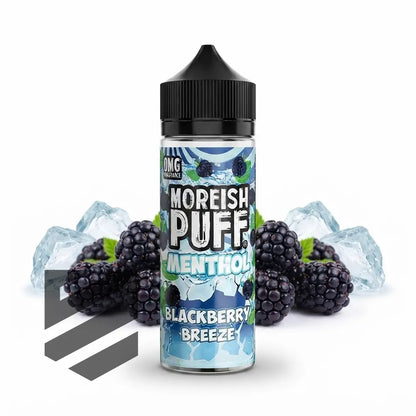 Moreish Puff - Menthol - 0mg Shortfill - Blackberry Breeze