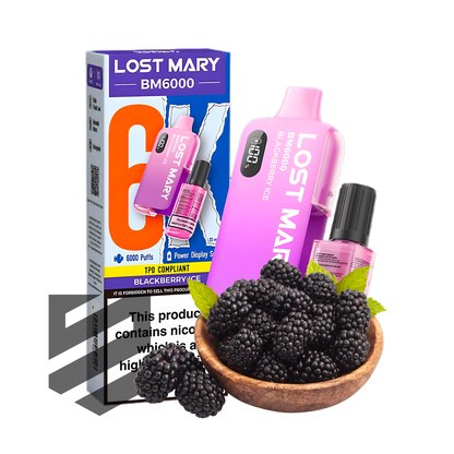 Lost Mary - BM6000 -  Blackberry Ice - Vape Kit