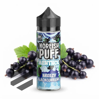 Moreish Puff - Menthol - 0mg Shortfill - Breezy Blackcurrant