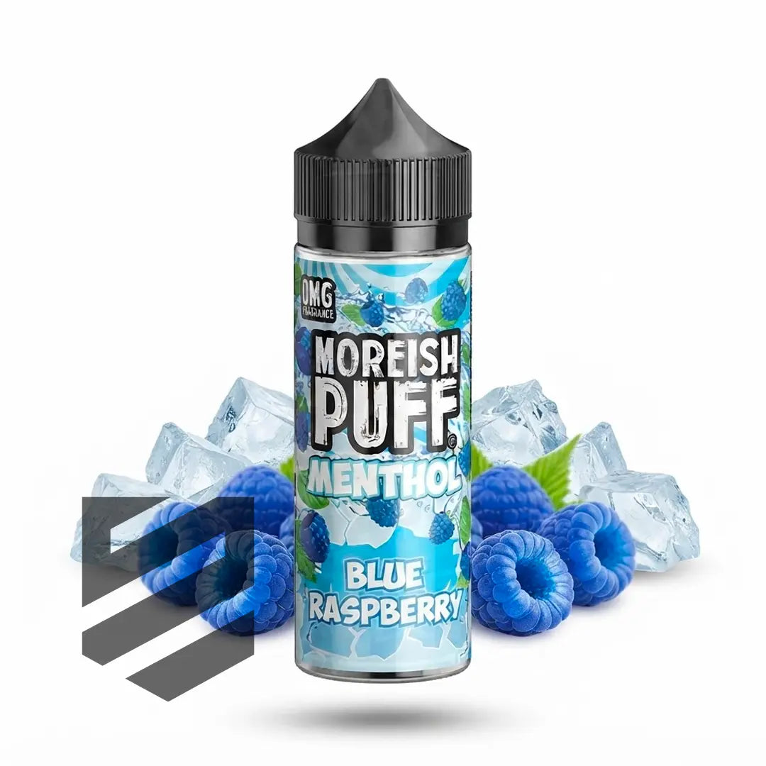 Moreish Puff - Menthol - 0mg Shortfill - Blue Raspberry