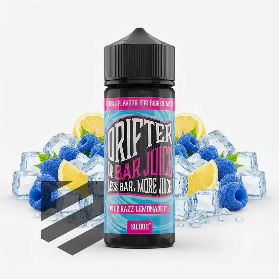 Drifter Bar Juice - Blue Razz Lemonade Ice 0mg 100ml Shortfill